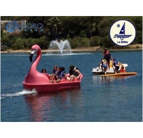 Tretboot-Der große Flamingo