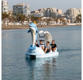 Barco a pedais de 4 lugares